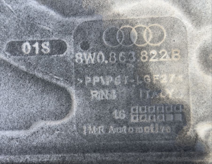 Кора под скоростна кутия AUDI A4 B9 8W0863822B