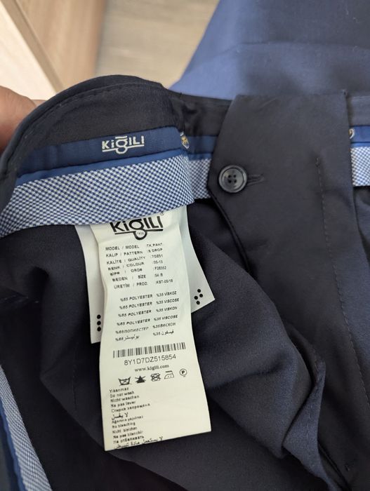 Costum de nuntă Kigili 54 L Bleumarin