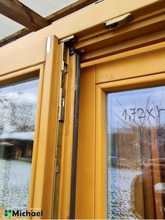 Usa terasa dubla,lemn,obloane,Austria(Martin 8190)