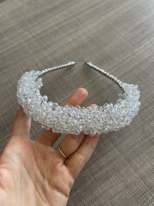 Сватбена рокля с тиара