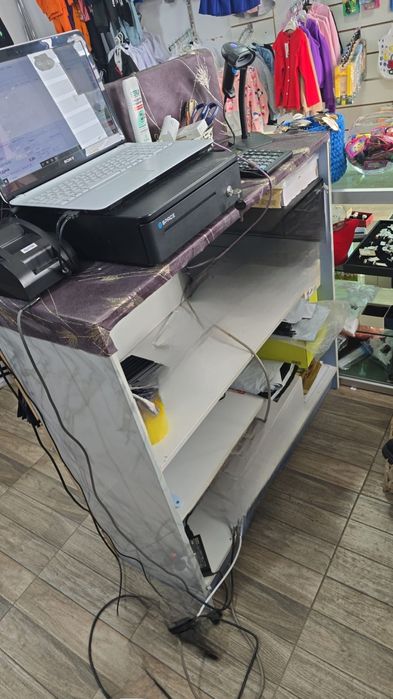 Кассовая зона с экопанелью