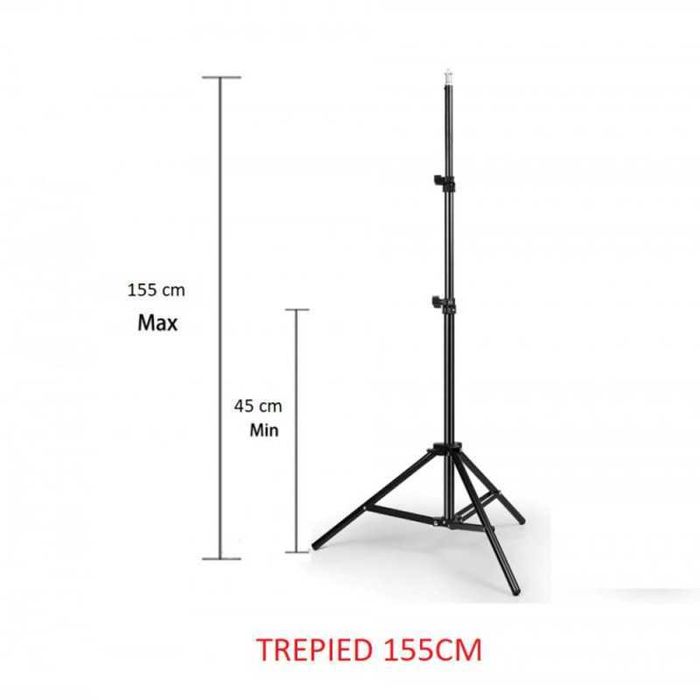 Lampa circulara led 47-26 cm Ring Light muzica