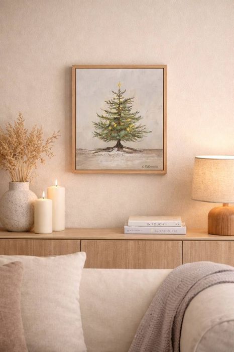 Ръчно рисувана картина „Тихият свет“.