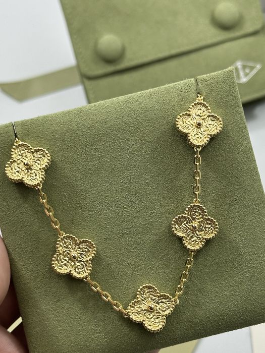 Brățară Van Cleef & Arpels 5 motifs Gold 750 Frozen