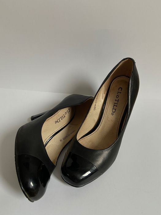 Чёрный базовый туфли