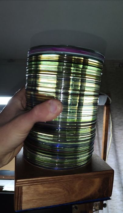 Светильник из cd - дисков