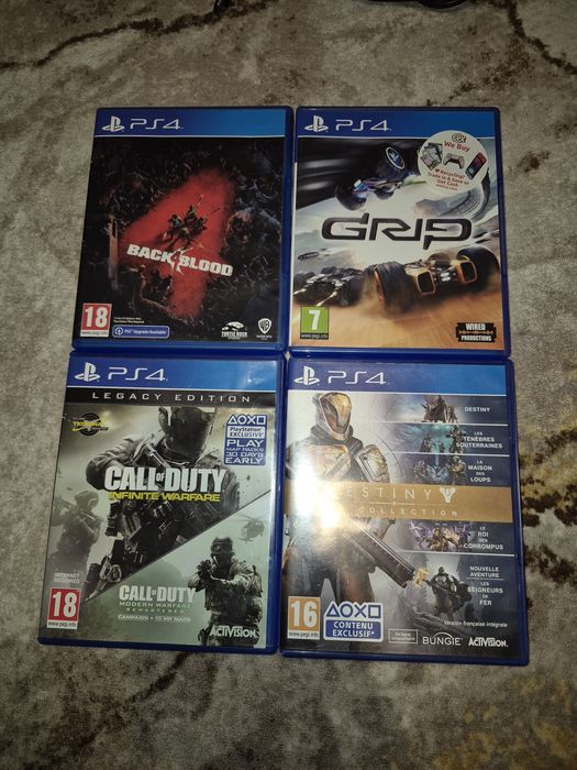 Playstation 4 850gb памет с джойстик и игри