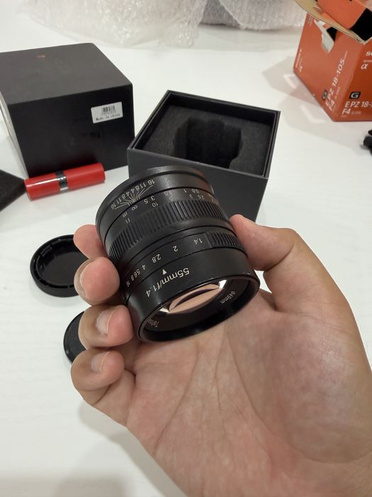Объектив 7artisans 55m, f 1.4-16