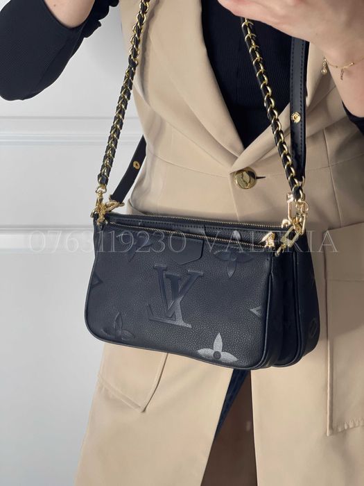 Geanta Louis Vuitton - Piele Neagra model nou