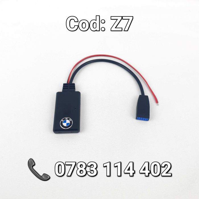 Cablu Auxiliar-Aux BMW E46 E39 E53-Modul Bluetooth-Adaptor Audio-HQ-Z7