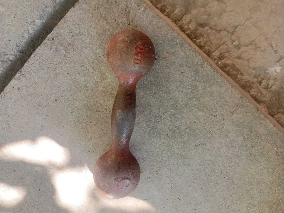 Классические советские гантели — металл