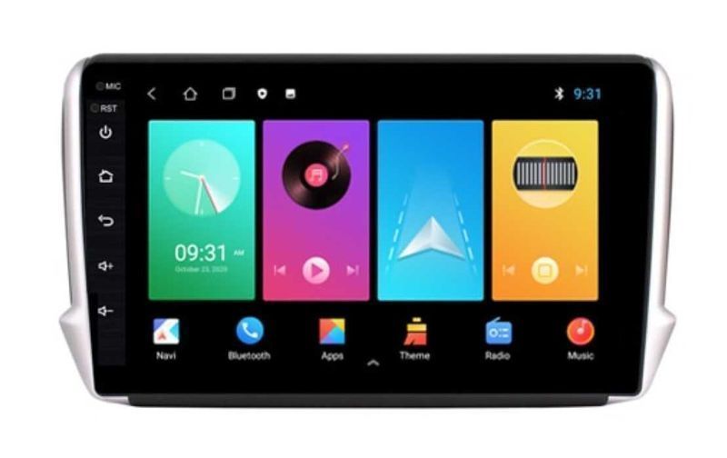 Peugeot 2008, 208, 2012 - 2019 - 9'' Навигация Android, 8826