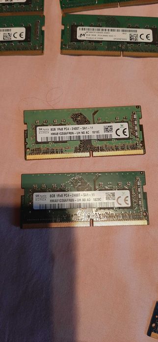 SODIMM DDR4 8GB SK Hynix , Micron , Kingston