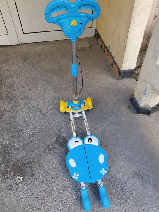 Детска тротинетка ножица с 4 колела