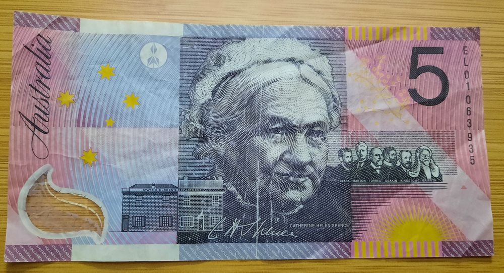 Bancnotă 5 dolari Australia