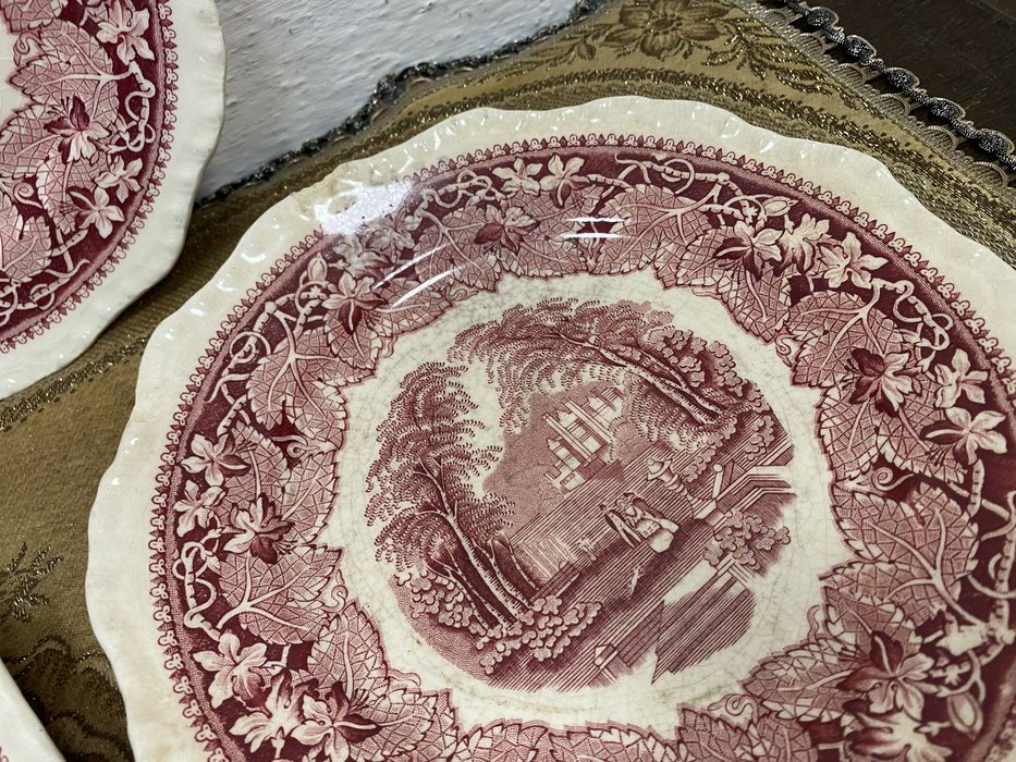 3 английски чинии Mason’s Vista Ironstone England 1950 г