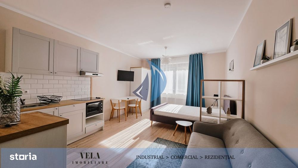 Studio semicentral, mobilat/utilat, zona excelenta