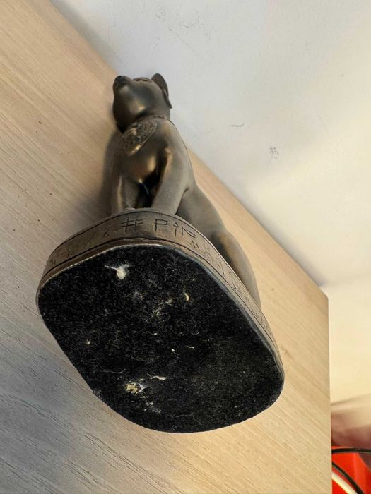 Statuetă Bastet pisică egipteană – decor Egipt antic, aprox. 20 cm