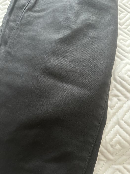 Кожаные скинни джинсы Mango