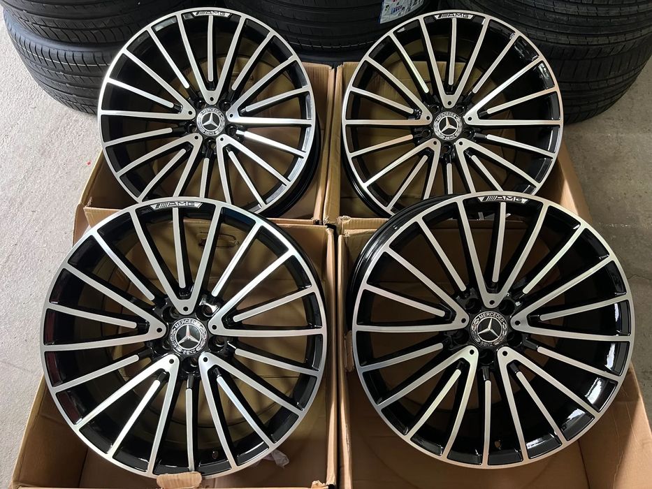 Jante Roti Mercedes19 R19 AMG Negru lucios R19 W222 W221 W212 W204 W205 W213