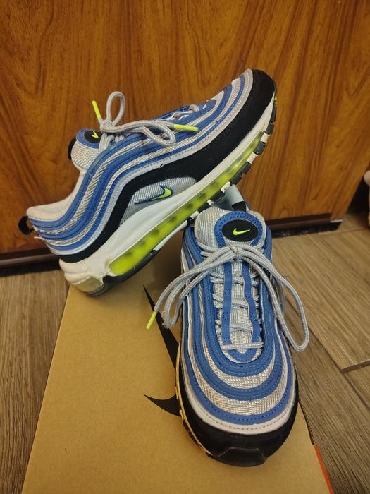 NIKE  сини с връзки