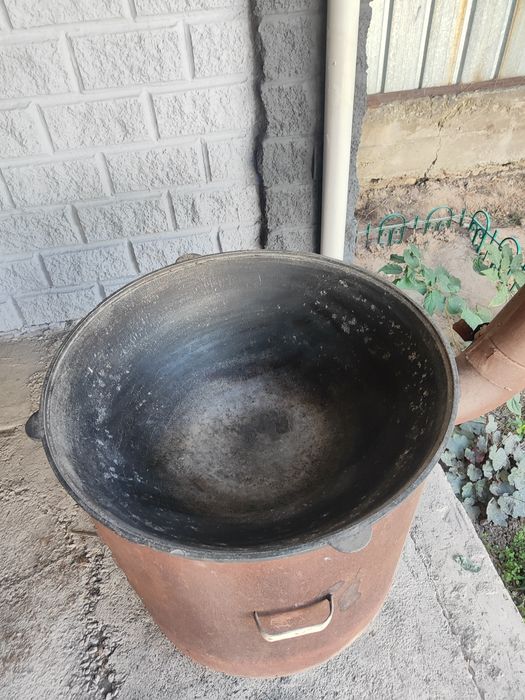 Продам казан 80 литро с печкой