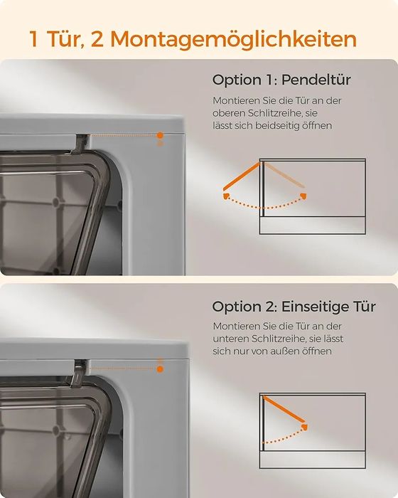 Literă pentu pisici cu capac, tava extensibilă, lopățică și perie, Gri