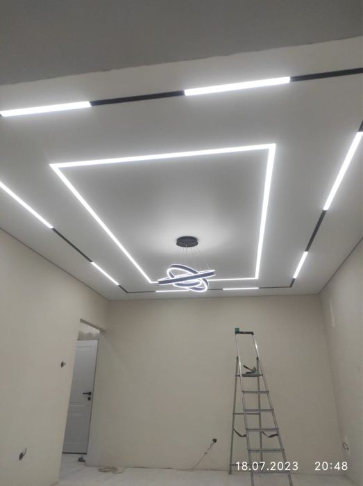 Натяжные потолки по 1600тг/м2