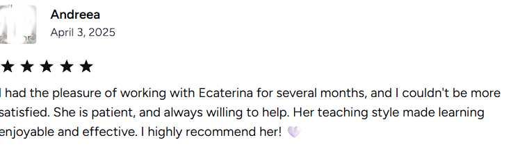 Profesor Engleza/ Rezerva ora online