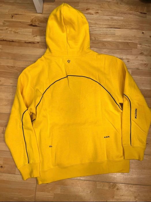 Nike NOCTA Hoodie Men’s, Large, Yellow University Gold Pullover Fleece
