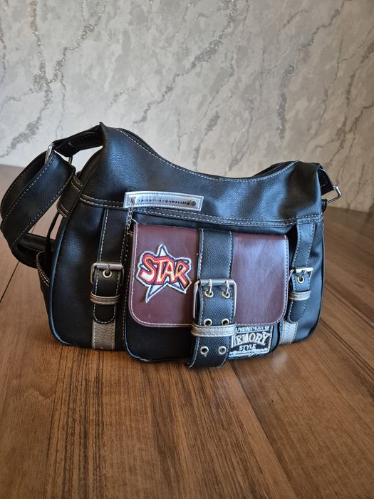 Сумка через плечо винтажная