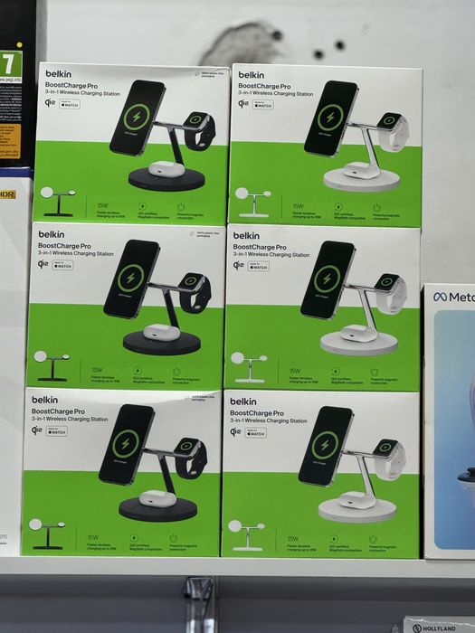 Belkin 3 in 1 Charger dokstansiya есть в наличии