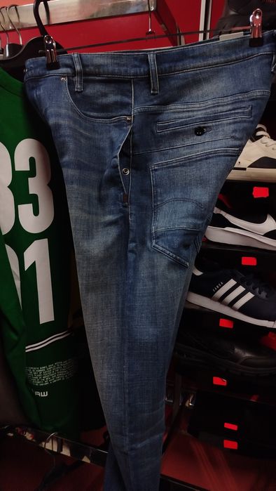 Оригинални дънки G-Star Raw D-Staq W32 W33 W34 W36 нови мъжки тъмни