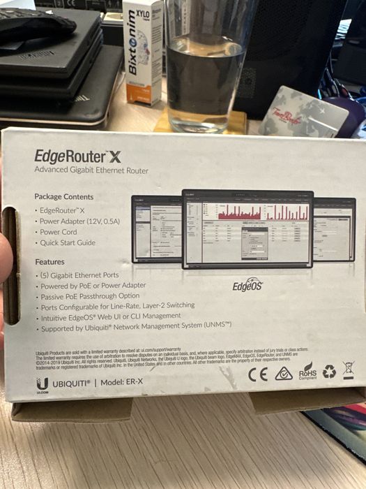 Gigabit router ubiquiti 5 port Edgerouter  X