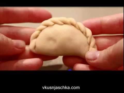 Изготовление вареников с картошкой, творог