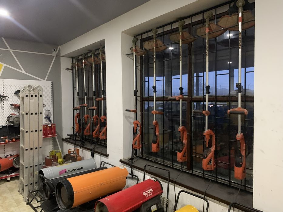 Аренда триммера пушки болгарки