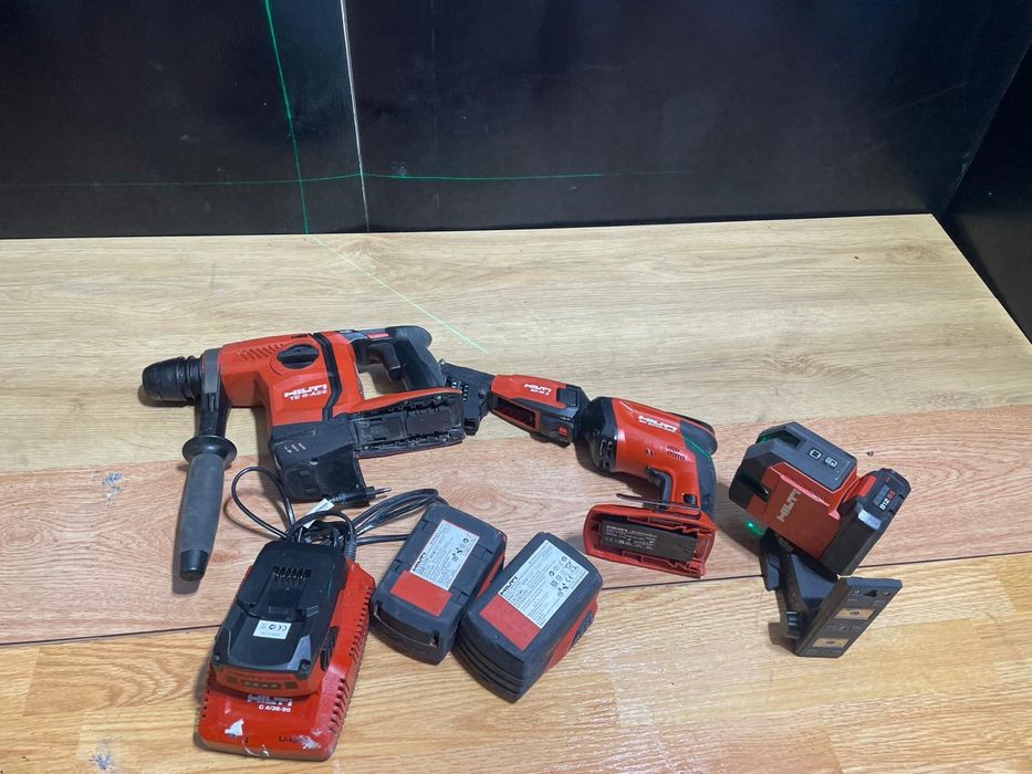 Hilti te 6 + sd5000+ laser set rigips