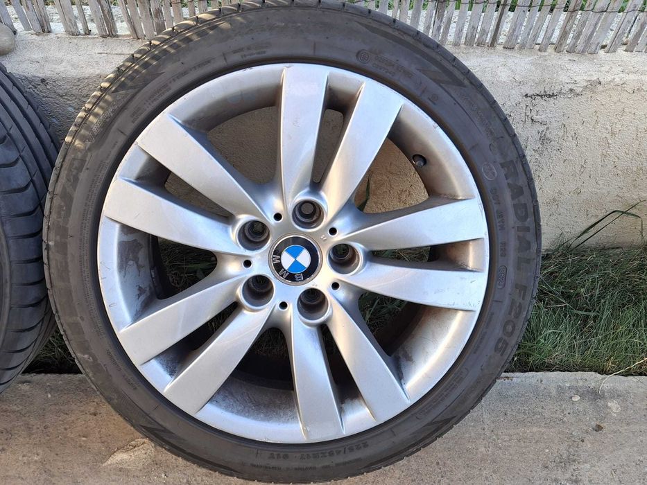 Jante BMW R17 anvelope vara noi DOT 2024 E39/E46/E60/E61/E90/E91