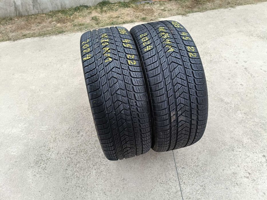 Doua anvelope iarna 285 45 22 pirelli scorpion winter 7,5 mm 2024
