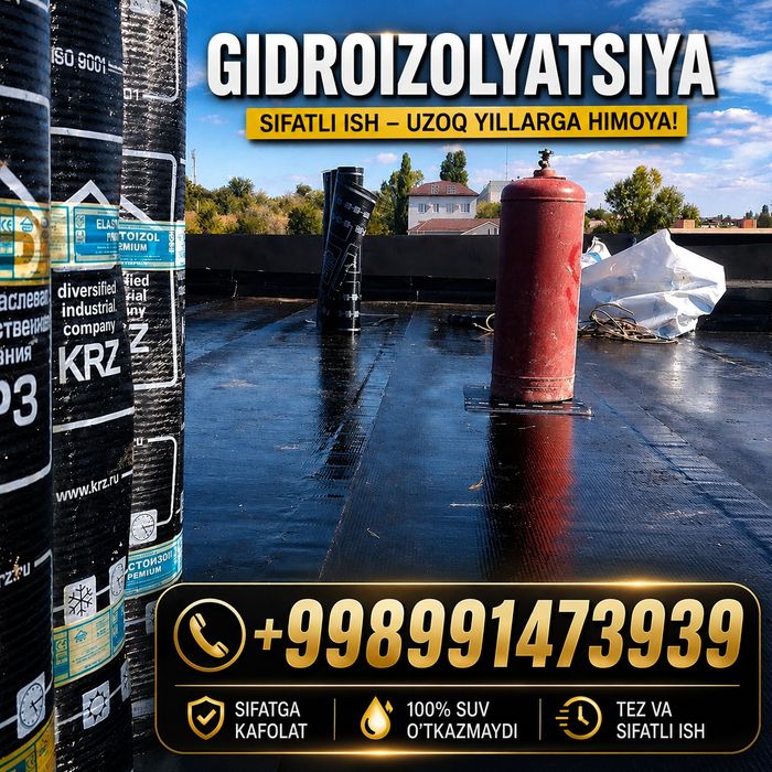 Gidroizalatsiya tom Terassa hizmati