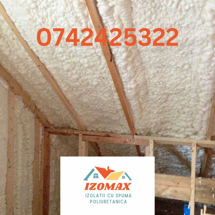 IZOMAX-Izolatii cu spuma poliuretanica premium(mansarde, poduri, hale)