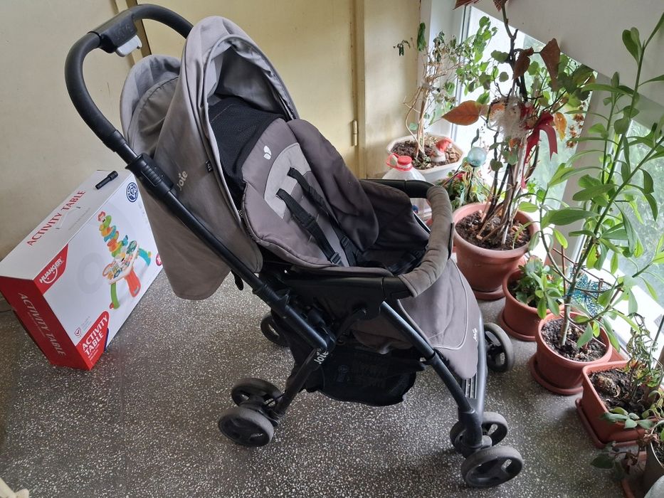 Carucior cu maner reversibil, Mirus Dark Pewter, Joie