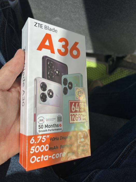 ZTE Blade A36 новый, в упаковке