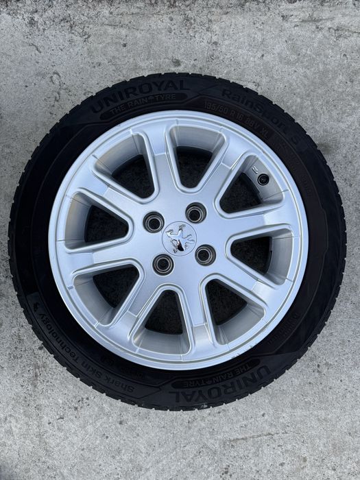 Set Jante Aliaj Originale Peugeot 16" + Anvelope