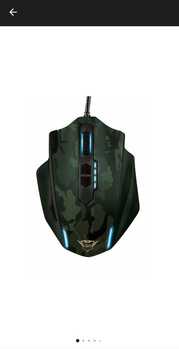 Мишка Gaming Trust GXT 155C, Зелен камуфлаж