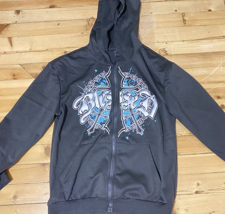 Худи Блессед -черен