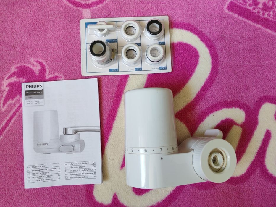 Пречиствател за вода Philips + 3 филтъра и безплатна доставка
