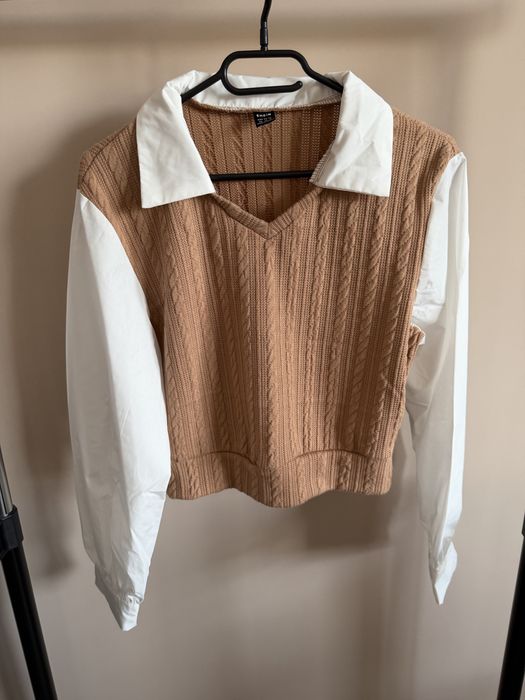 Интересна блузка от плетиво