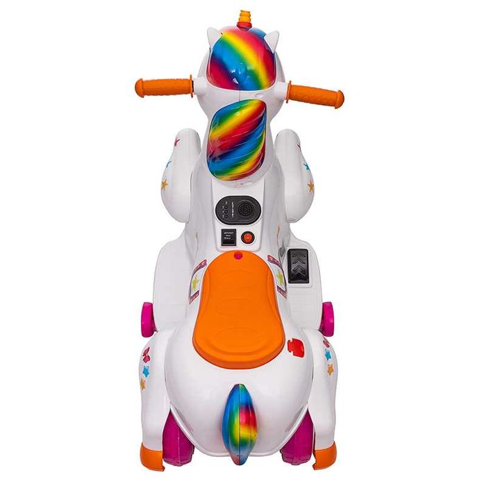 Tricicleta electrica pentru copii, Kinderauto Poney 40W 6V Rainbow