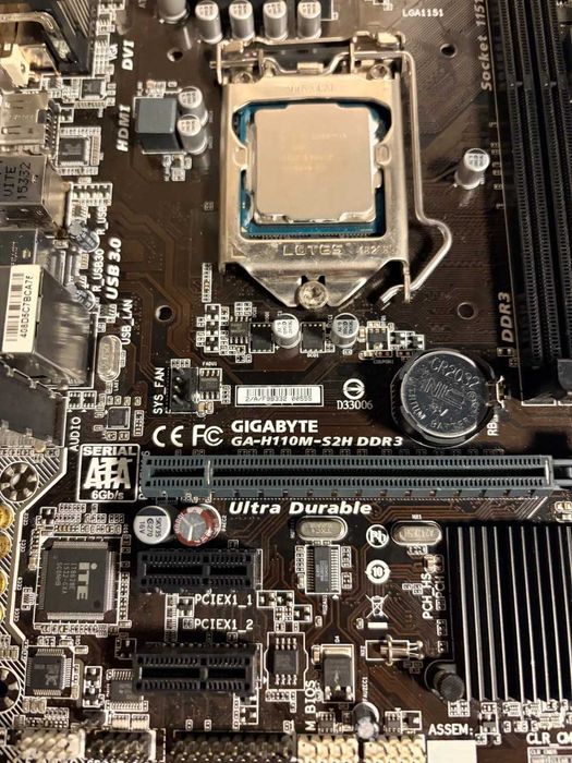 Placa de baza GIGABYTE GA-H110M-S2 Desktop Motherboard H110 LGA 1151 i3 i5 i7 DDR4 32G